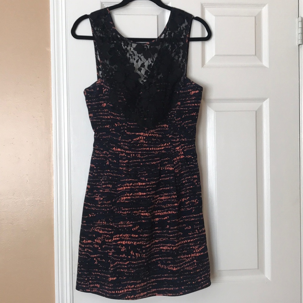 BCBGeneration Printed A Line Dress
